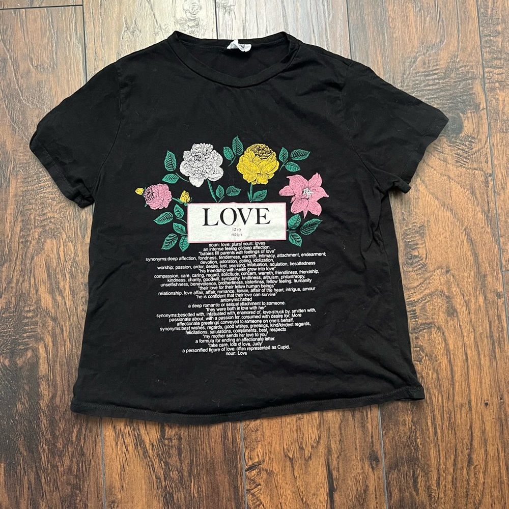 Love Crop Top by Funky Pink Small/Medium